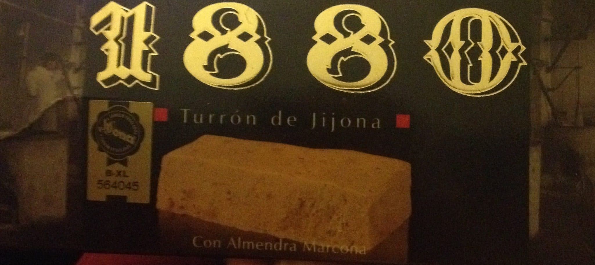 1880 Turrón de Jijona (Soft Nougat)