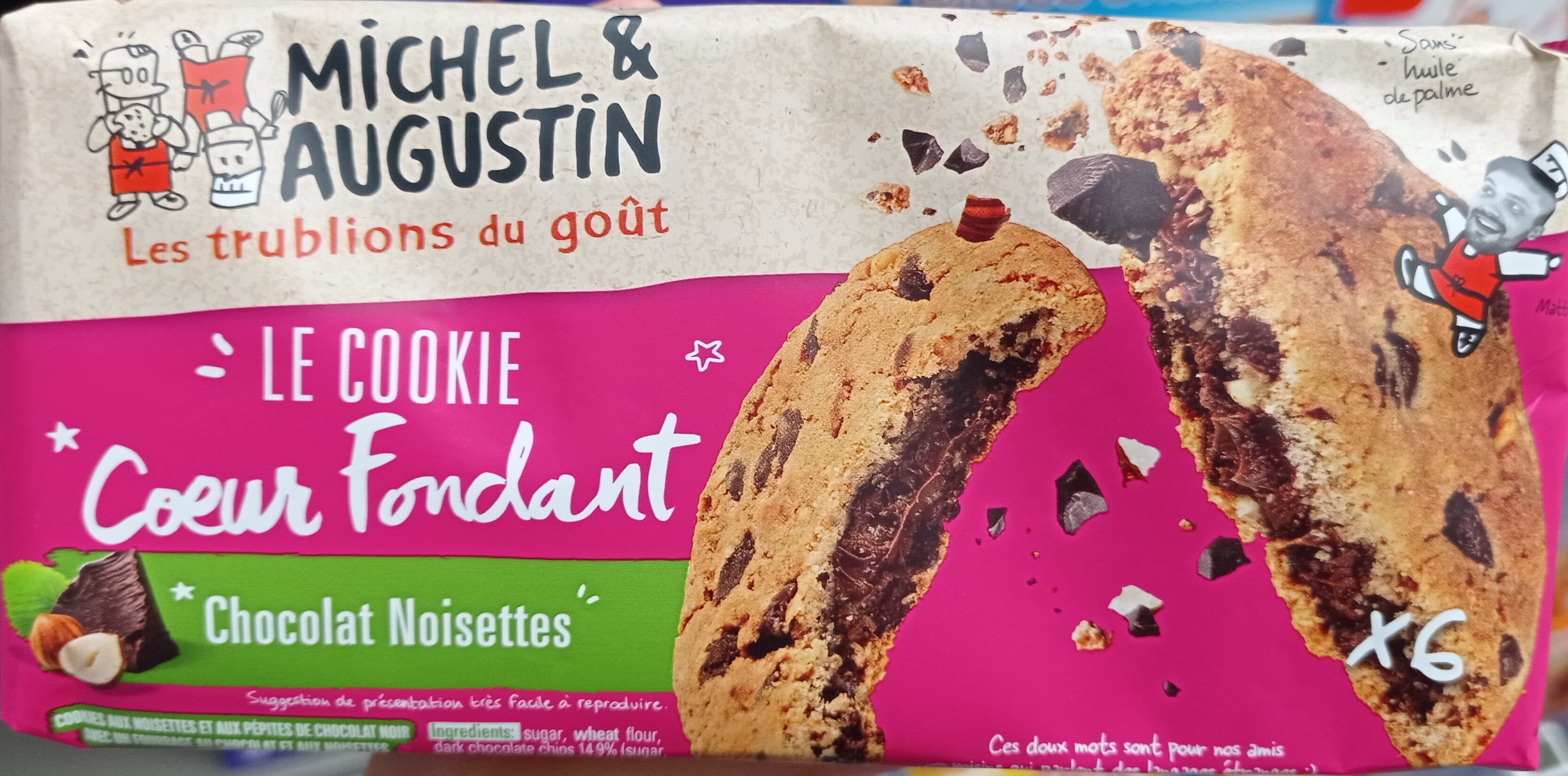 Michel et Augustin Grand Cœur Fondant Chocolat-Noisettes