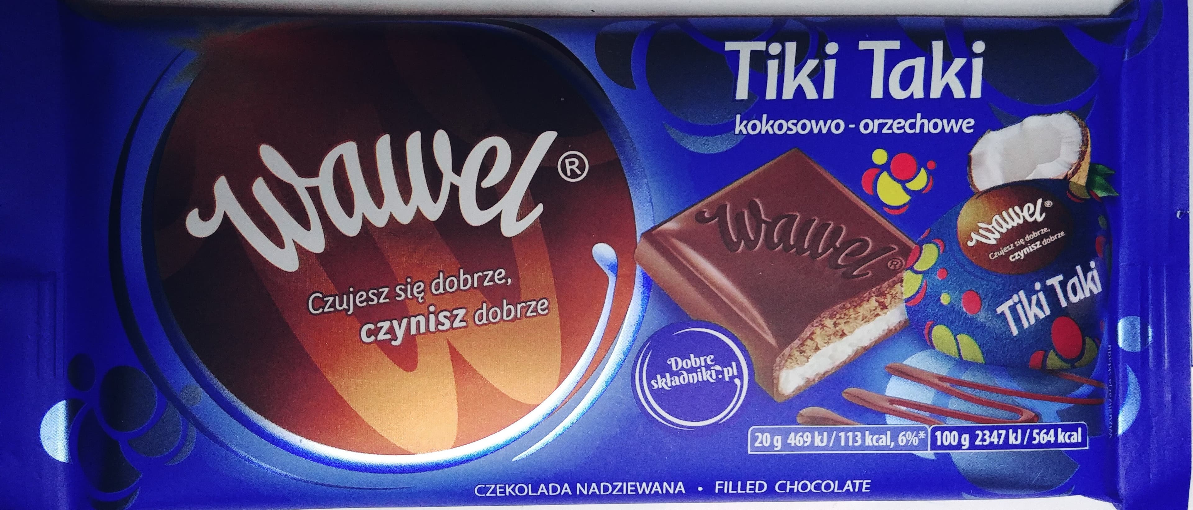 Wawel Tiki Taki (Coconut-Peanut Chocolates)