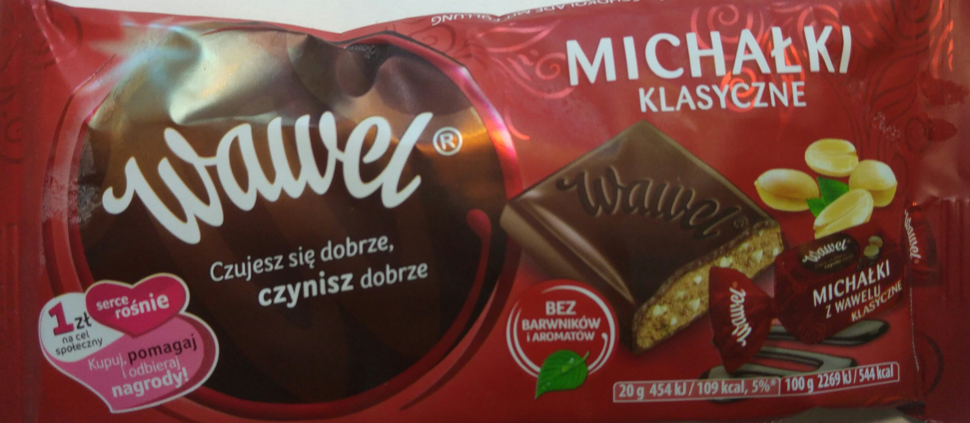 Wawel Michałki Klasyczne (Peanut-Filled Chocolate Bar)