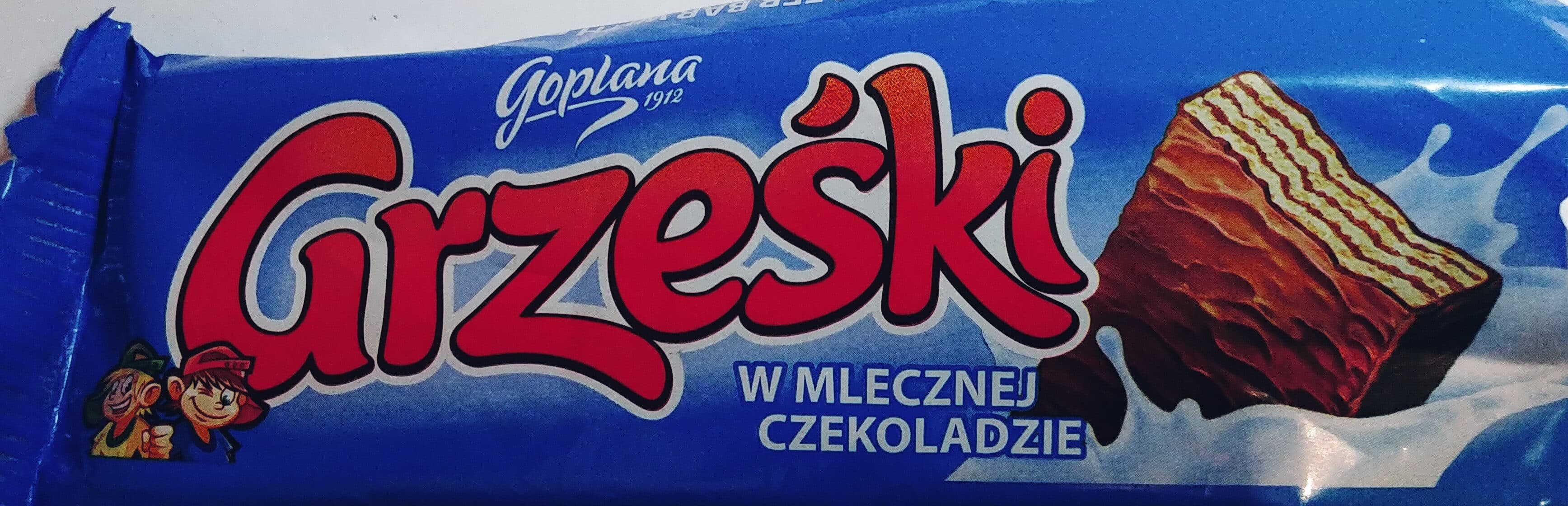 Goplana Grześki w Mlecznej Czekoladzie (Milk Chocolate Wafer Bar)