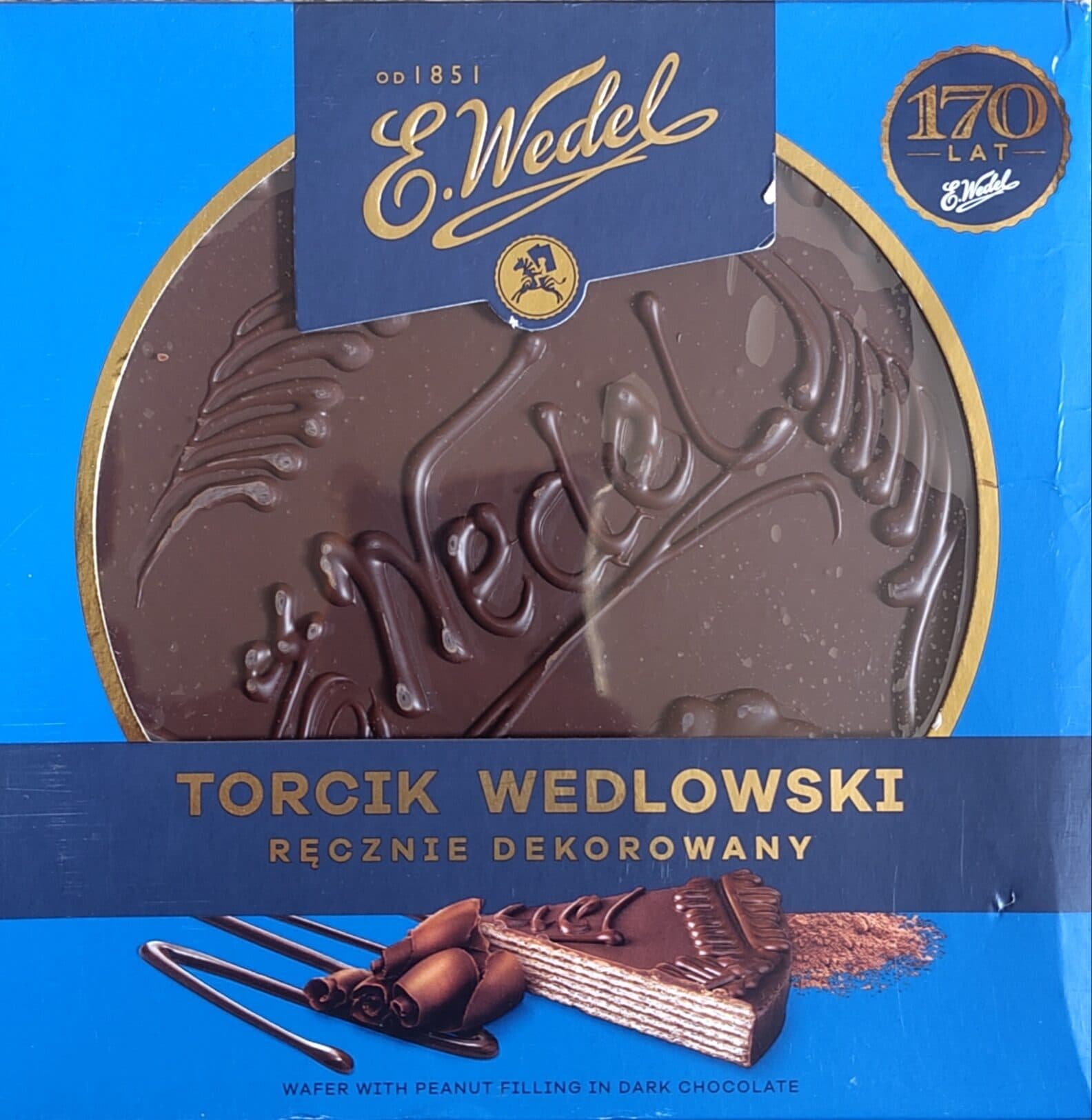 Wedel Torcik Wedlowski (Hand-Decorated Wafer Cake)