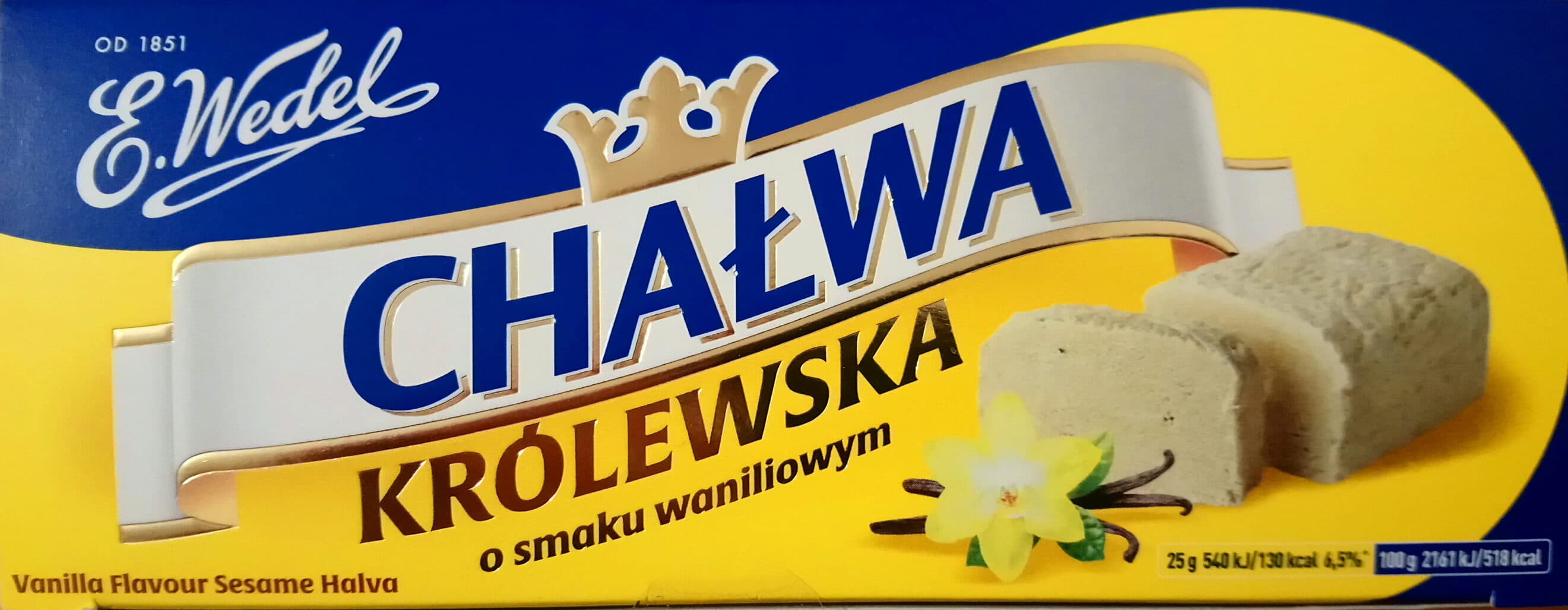 Wedel Chałwa Sezamowa (Sesame Halva, Vanilla)