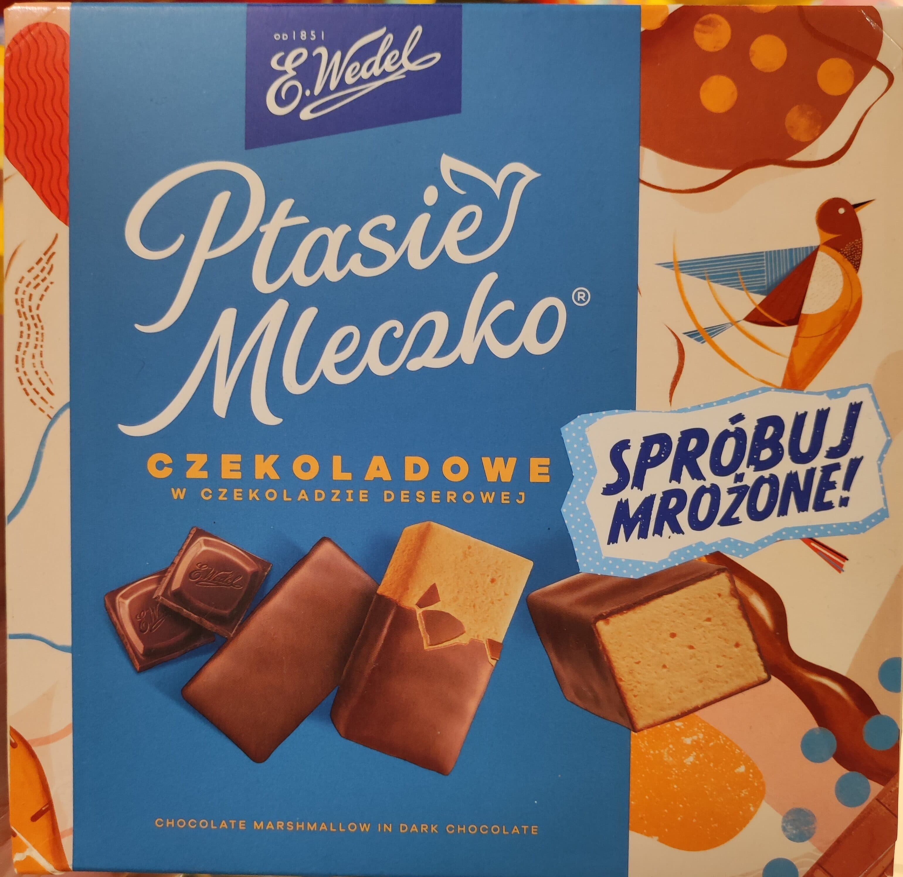 Wedel Ptasie Mleczko Czekoladowe (Bird's Milk in Dark Chocolate)