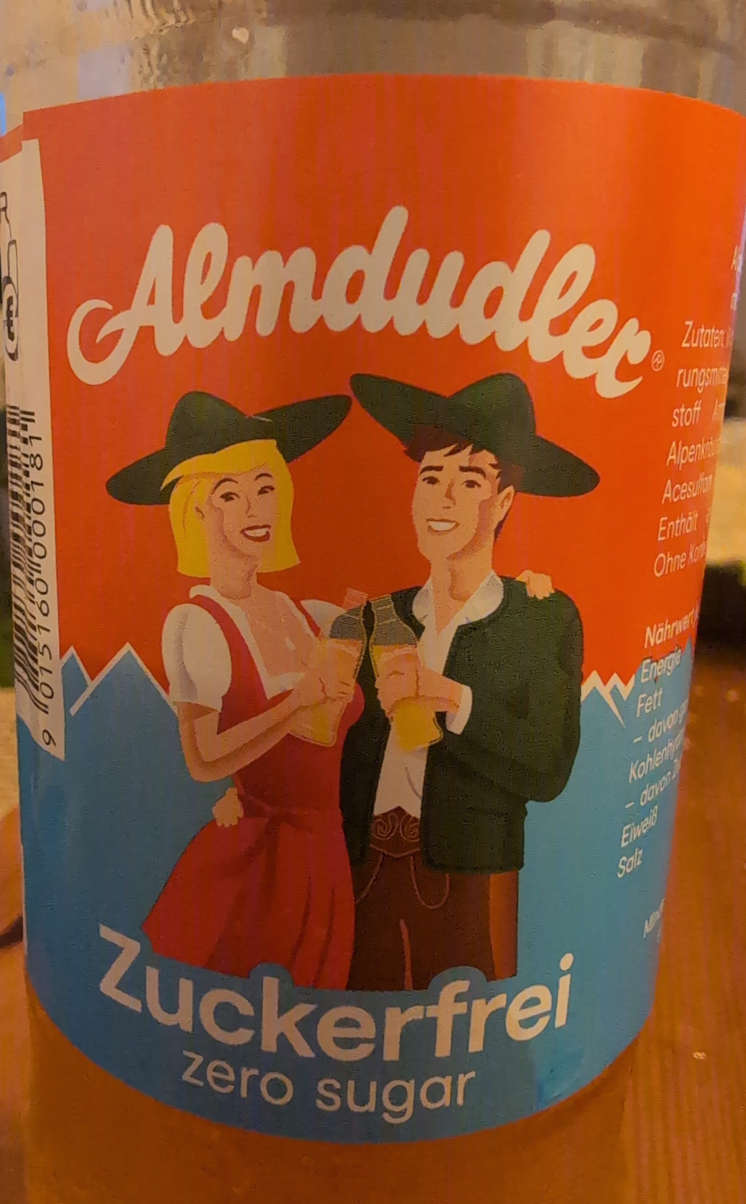 Almdudler Zuckerfrei (Sugar-Free)
