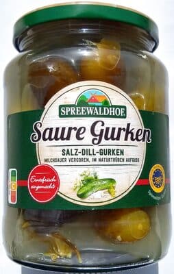 Spreewaldhof Spreewaelder Saure Gurken (Spreewald Gherkins)