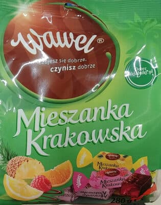 Wawel Mieszanka Krakowska (Kraków Mix Fruit Jellies in Chocolate)