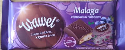 Wawel Malaga z Rodzynkami (Cream and Raisin Chocolate)