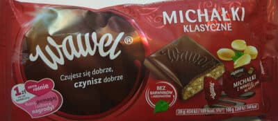 Wawel Michałki Klasyczne (Peanut-Filled Chocolate Bar)