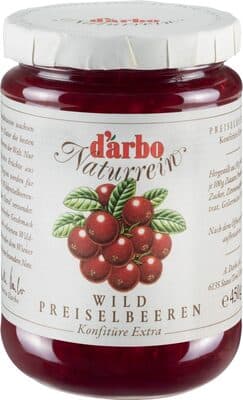 Darbo Preiselbeeren Konfitüre (Lingonberry)